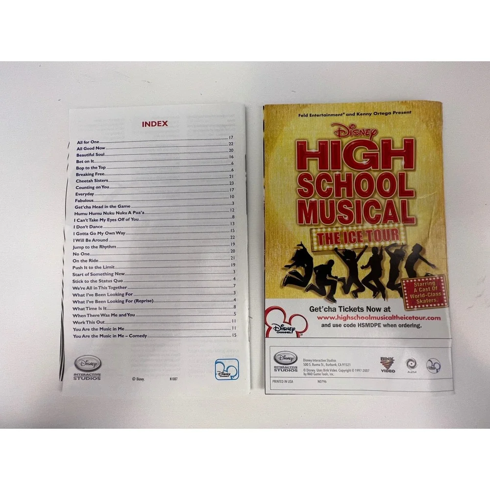 Disney High School Musical Sing It‎ Video Game for Nintendo Wii 2007